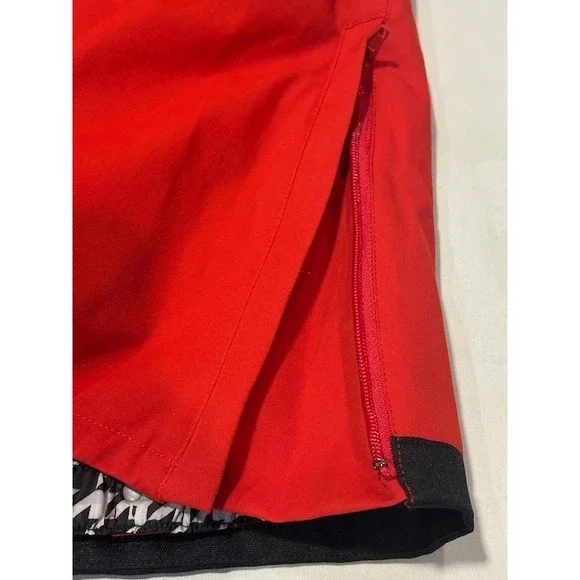 Bench UK Mens Ski Snowboarding Waterproof Pants Red Cargo Pockets NWT - M - Picture 3 of 16